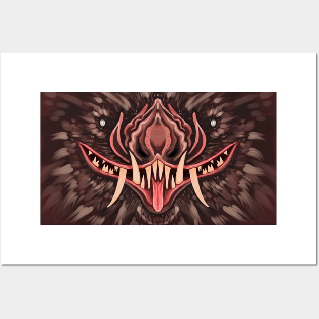 Leaf Nosed Bat Wall Art by hollowedskin